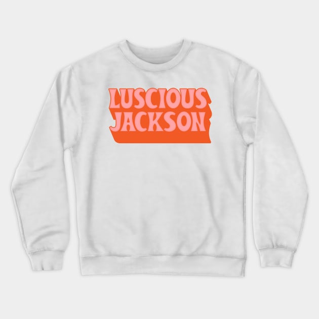 Luscious Jackson // 90s Style Fan Design Crewneck Sweatshirt by DankFutura